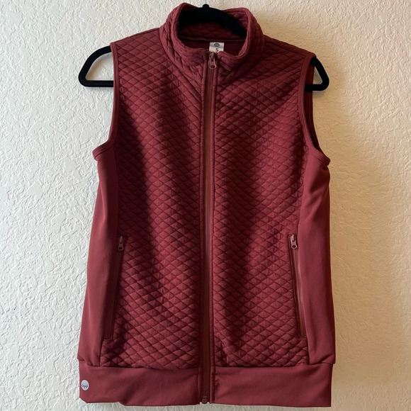 Senita Athletics Jackets & Blazers - athletic vest quilted maroon athleisure puffer pickleball tennis Gorpcore run s